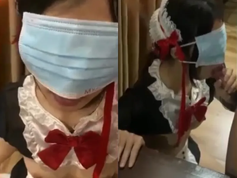 Em người yêu việt dâm cosplay nô lệ liếm bú con củ khoải điêu luyện